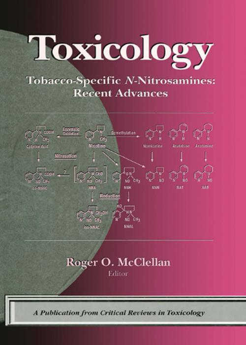 Cover of the book Tobacco-Specific N-Nitrosamines Recent Advances by RogerO. McClellan, CRC Press