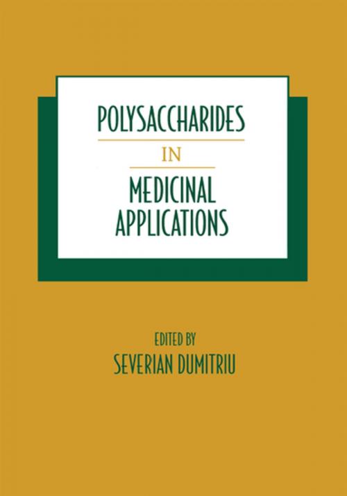 Cover of the book Polysaccharides in Medicinal Applications by Severian Dumitriu, CRC Press
