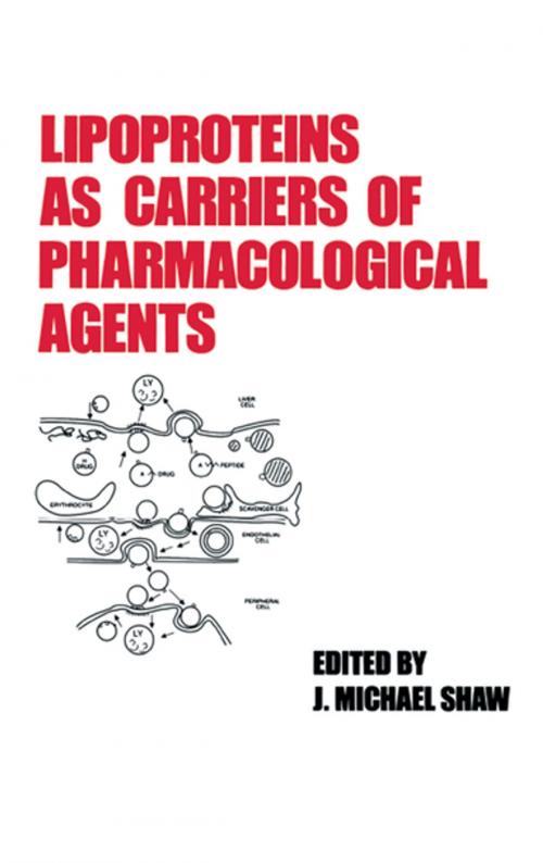 Cover of the book Lipoproteins as Carriers of Pharmacological Agents by , CRC Press