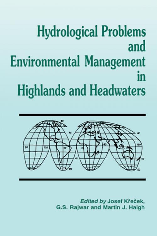 Cover of the book Hydrological Problems and Environmental Management in Highlands and Headwaters by , CRC Press