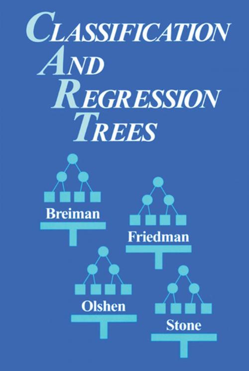 Cover of the book Classification and Regression Trees by Leo Breiman, CRC Press