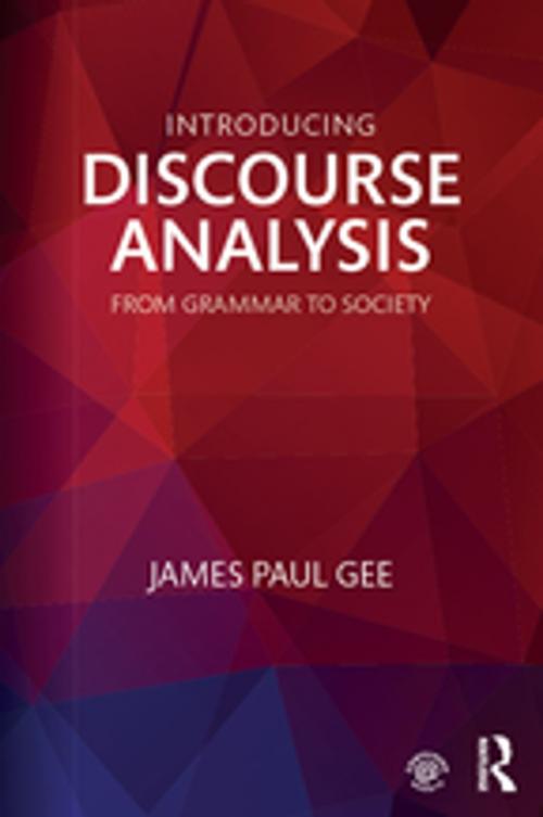 Cover of the book Introducing Discourse Analysis by James Paul Gee, Taylor and Francis