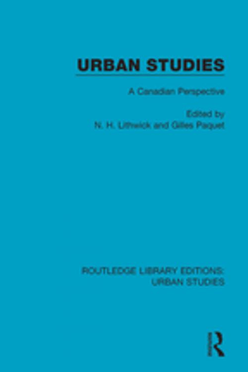 Cover of the book Urban Studies by , Taylor and Francis