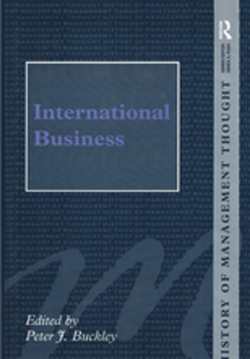 Cover of the book International Business by , Taylor and Francis
