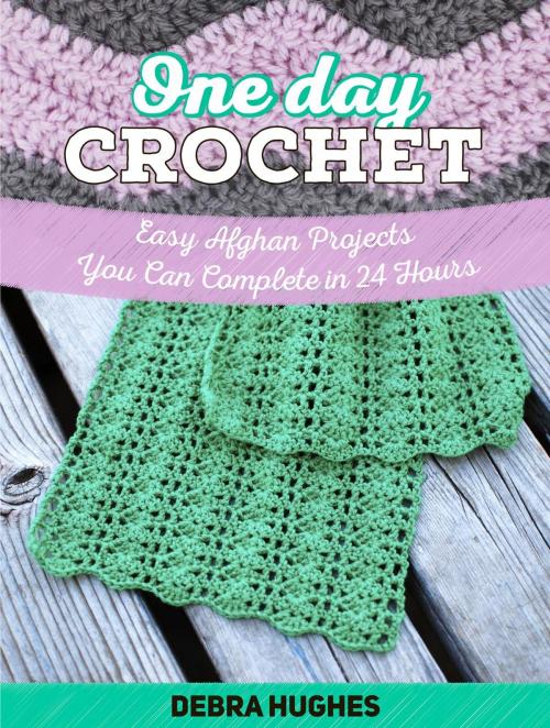 Cover of the book One Day Crochet: Easy Afghan Projects You Can Complete in 24 Hours by Debra Hughes, Cloud 42 Solutions