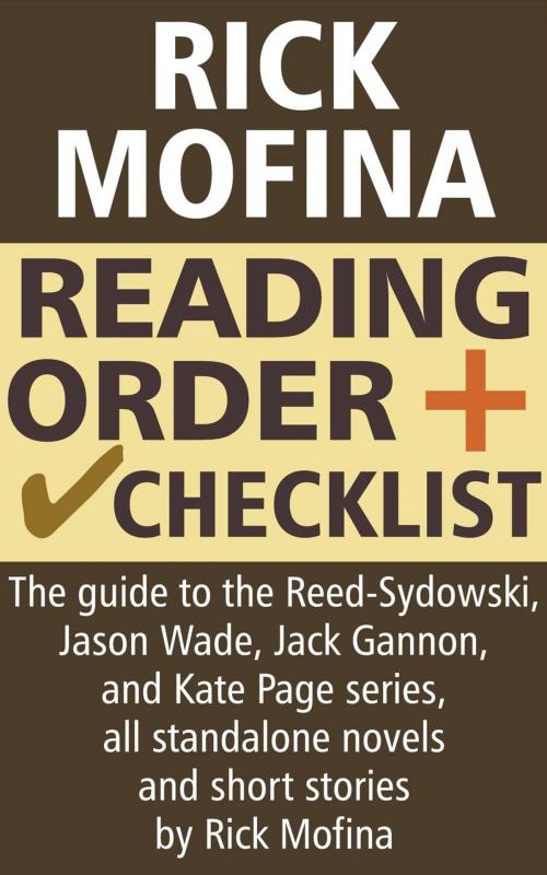 Cover of the book Rick Mofina Reading Order and Checklist by Crime LineUp, Crime LineUp