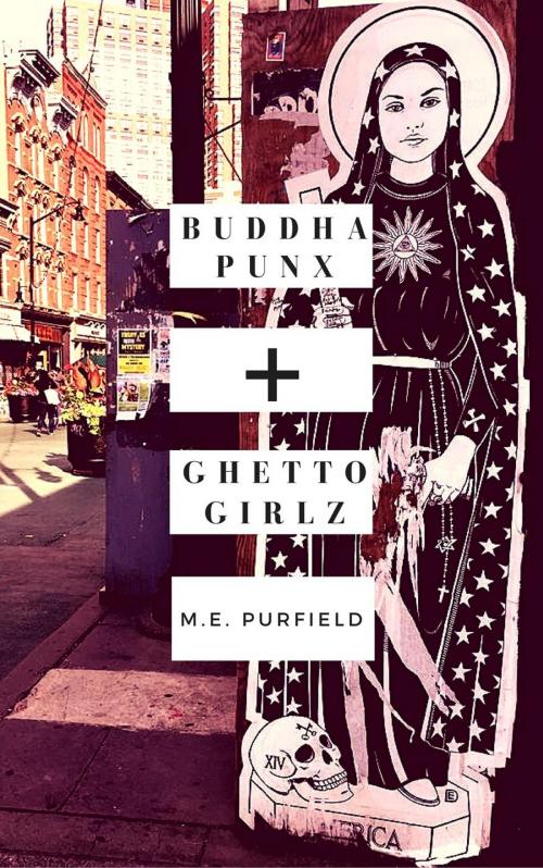 Cover of the book buddha punx + ghetto girlz by M.E. Purfield, trash books