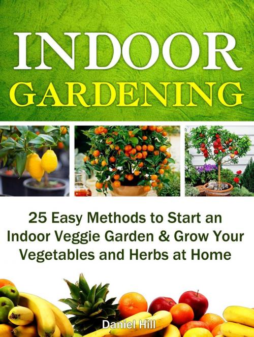 Cover of the book Indoor Gardening: 25 Easy Methods to Start an Indoor Veggie Garden & Grow Your Vegetables and Herbs at Home by Daniel Hill, Jet Solutions