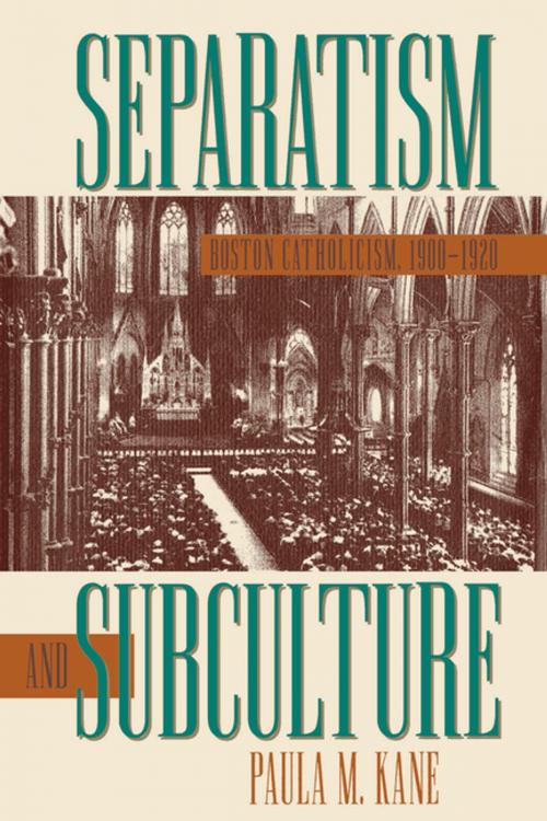 Cover of the book Separatism and Subculture by Paula M. Kane, The University of North Carolina Press