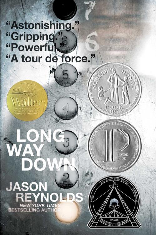 Cover of the book Long Way Down by Jason Reynolds, Atheneum/Caitlyn Dlouhy Books