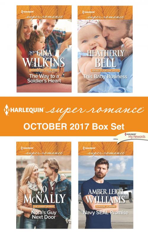 Cover of the book Harlequin Superromance October 2017 Box Set by Gina Wilkins, Jo McNally, Heatherly Bell, Amber Leigh Williams, Harlequin