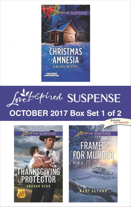 Cover of the book Harlequin Love Inspired Suspense October 2017 - Box Set 1 of 2 by Laura Scott, Sharon Dunn, Mary Alford, Harlequin
