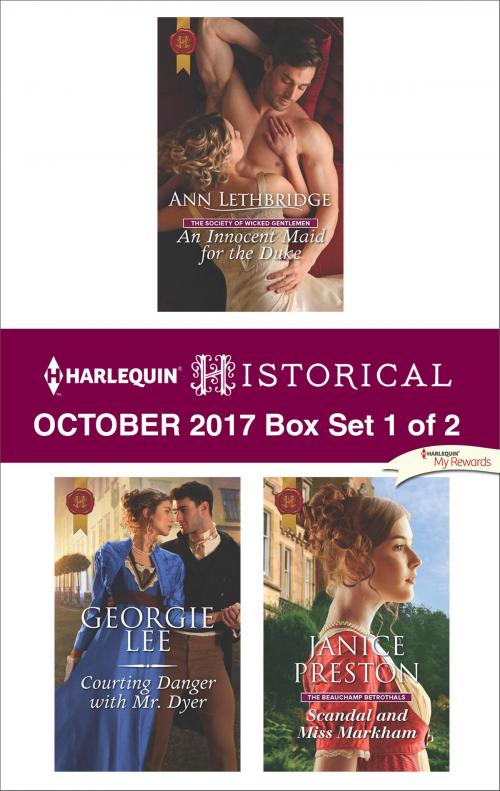 Cover of the book Harlequin Historical October 2017 - Box Set 1 of 2 by Ann Lethbridge, Georgie Lee, Janice Preston, Harlequin