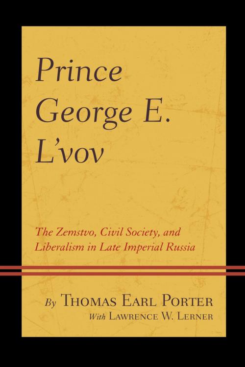 Cover of the book Prince George E. L'vov by Thomas Earl Porter, Lexington Books