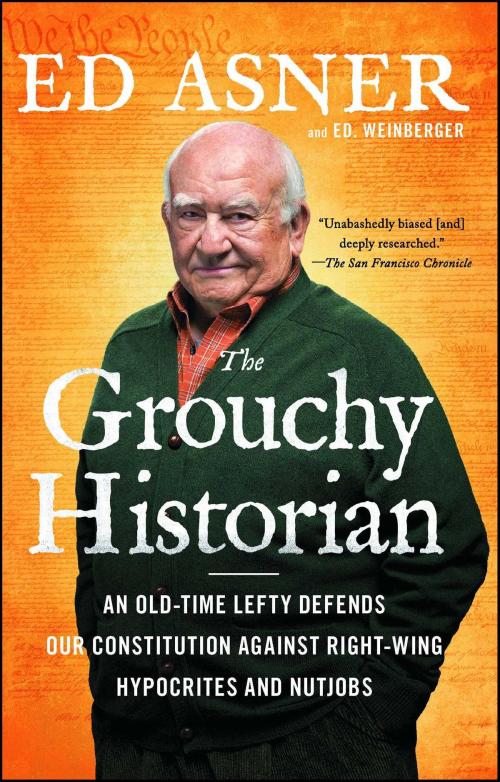 Cover of the book The Grouchy Historian by Ed. Weinberger, Ed Asner, Simon & Schuster