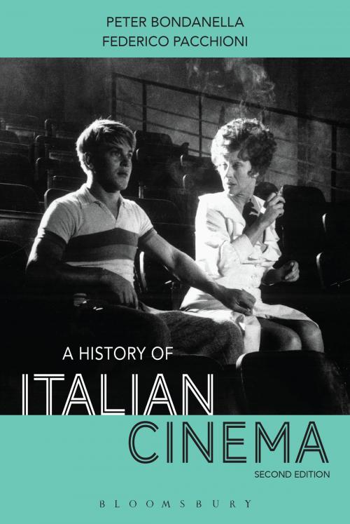 Cover of the book A History of Italian Cinema by Federico Pacchioni, Dr Peter Bondanella, Bloomsbury Publishing