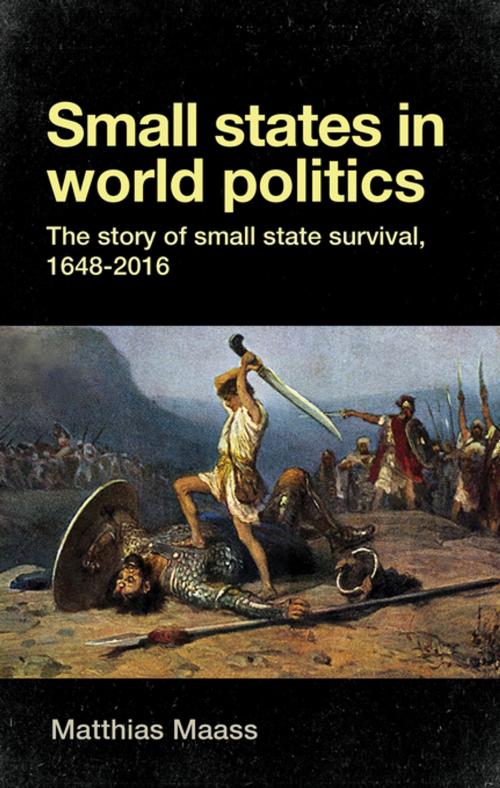 Cover of the book Small states in world politics by Matthias Maass, Manchester University Press