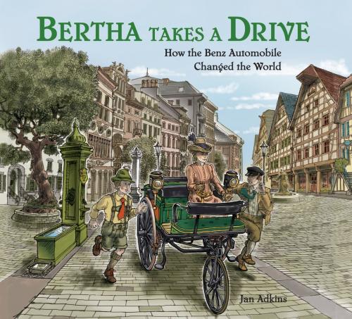 Cover of the book Bertha Takes a Drive by Jan Adkins, Charlesbridge