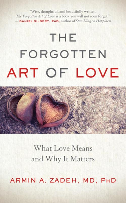 Cover of the book The Forgotten Art of Love by Armin A. Zadeh, MD, PhD, New World Library