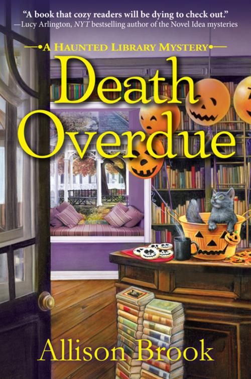Cover of the book Death Overdue by Allison Brook, Crooked Lane Books