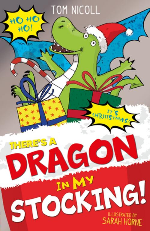 Cover of the book There's a Dragon in my Stocking by Tom Nicoll, Stripes Publishing