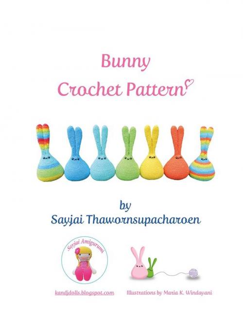 Cover of the book Bunny Crochet Pattern by Sayjai Thawornsupacharoen, K and J Publishing