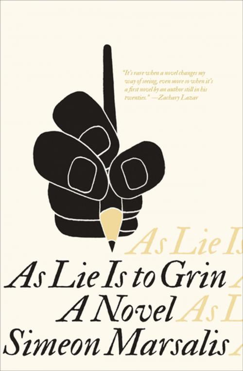 Cover of the book As Lie Is to Grin by Simeon Marsalis, Counterpoint Press