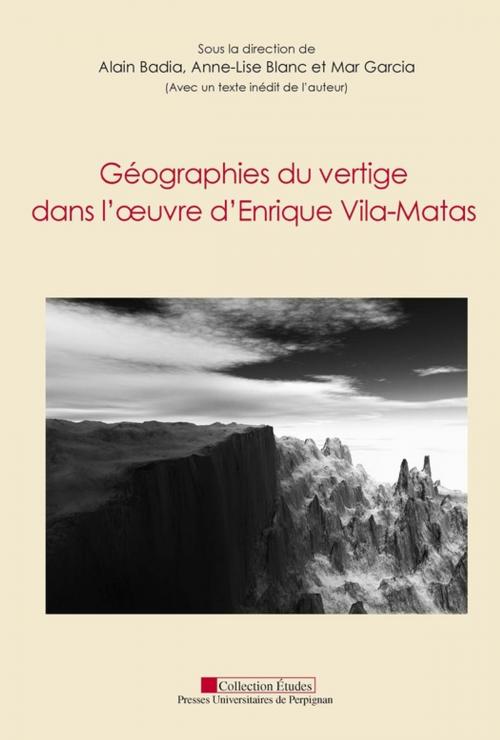 Cover of the book Géographies du vertige dans l'oeuvre d'Enrique Vila-Matas by Collectif, Presses universitaires de Perpignan
