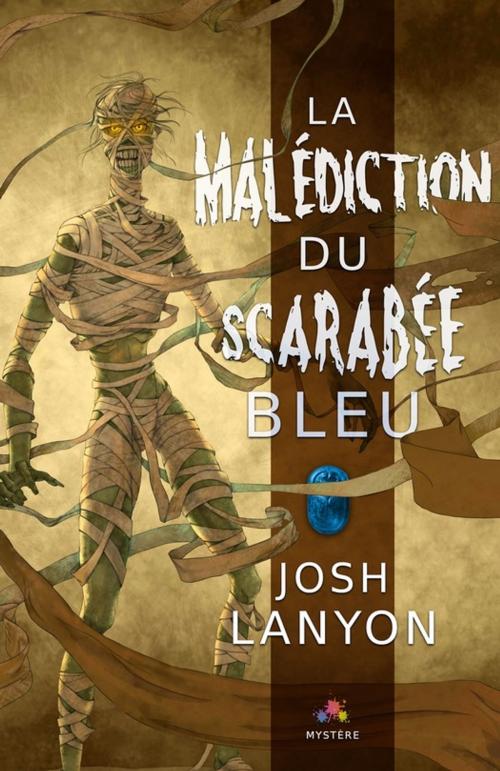 Cover of the book La malédiction du Scarabée bleu by Josh Lanyon, MxM Bookmark
