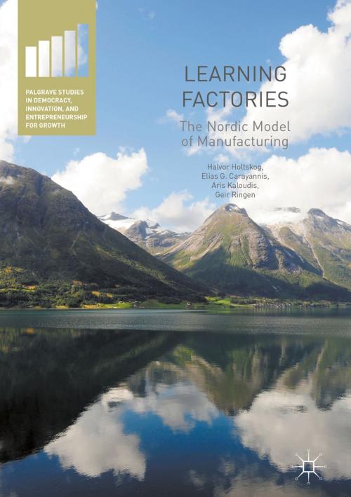 Cover of the book Learning Factories by Elias G. Carayannis, Aris Kaloudis, Geir Ringen, Halvor Holtskog, Springer International Publishing