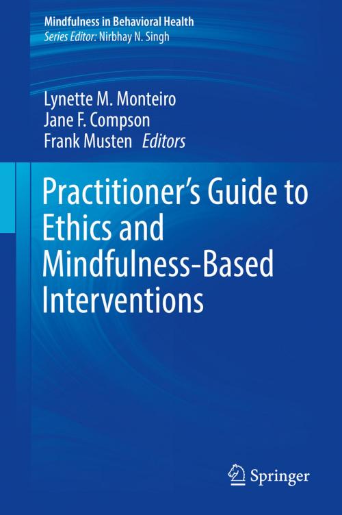 Cover of the book Practitioner's Guide to Ethics and Mindfulness-Based Interventions by , Springer International Publishing