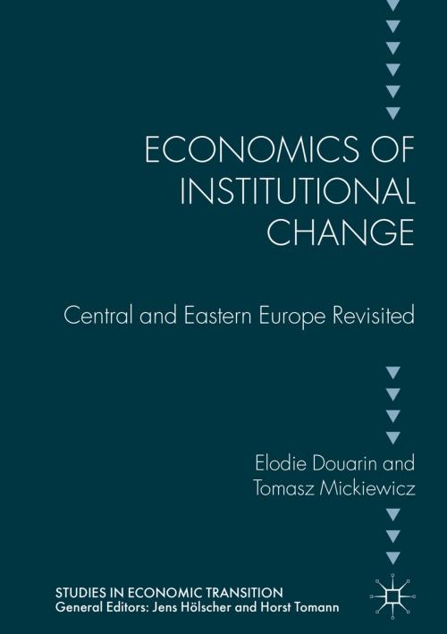 Cover of the book Economics of Institutional Change by Elodie Douarin, Tomasz Mickiewicz, Springer International Publishing
