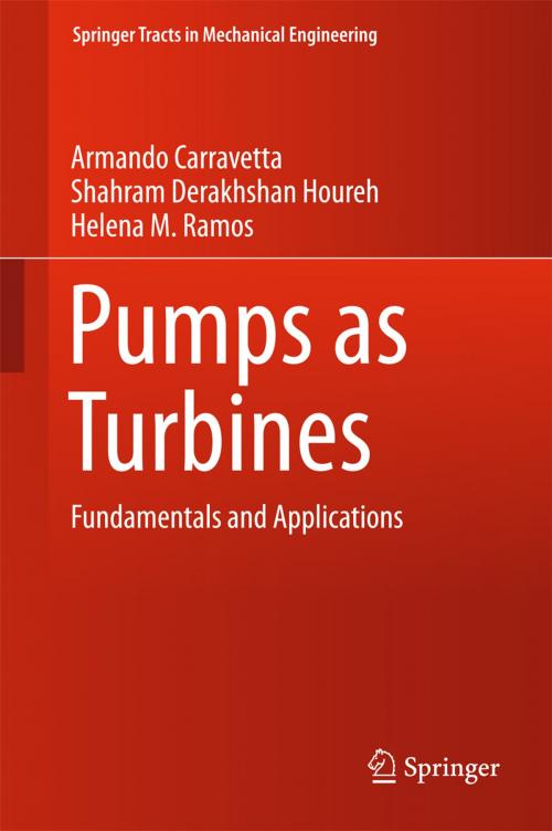 Cover of the book Pumps as Turbines by Shahram Derakhshan Houreh, Helena M. Ramos, Armando Carravetta, Springer International Publishing