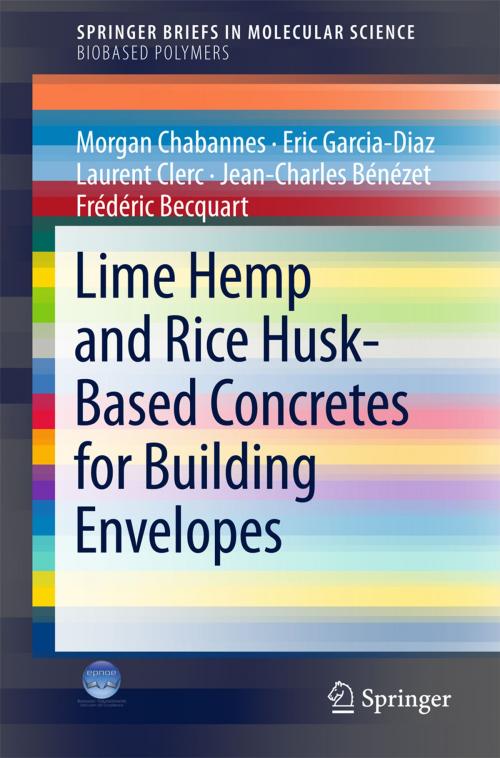 Cover of the book Lime Hemp and Rice Husk-Based Concretes for Building Envelopes by Eric Garcia-Diaz, Laurent Clerc, Morgan Chabannes, Frédéric Becquart, Jean-Charles Bénézet, Springer International Publishing