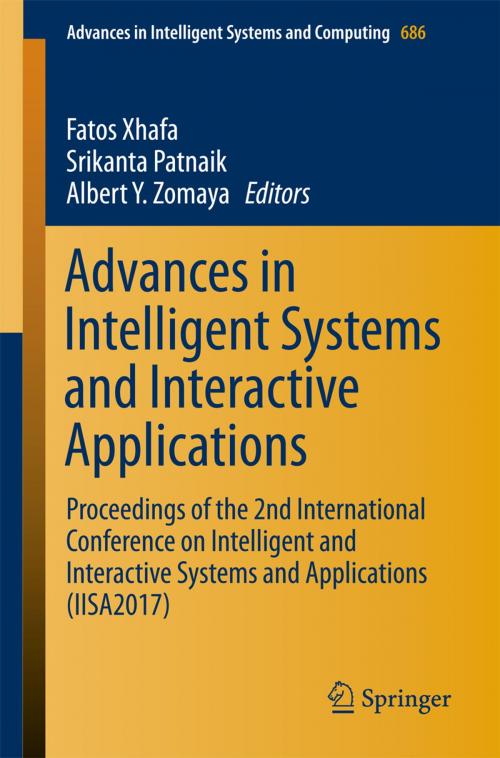 Cover of the book Advances in Intelligent Systems and Interactive Applications by , Springer International Publishing