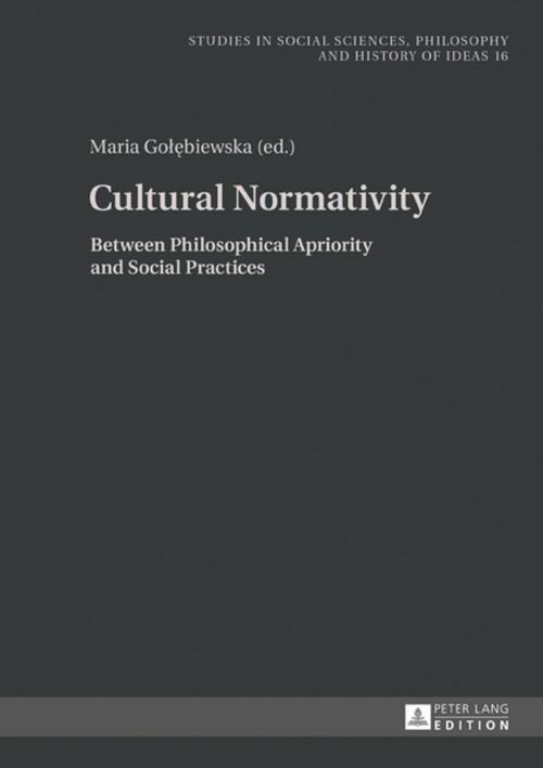 Cover of the book Cultural Normativity by , Peter Lang