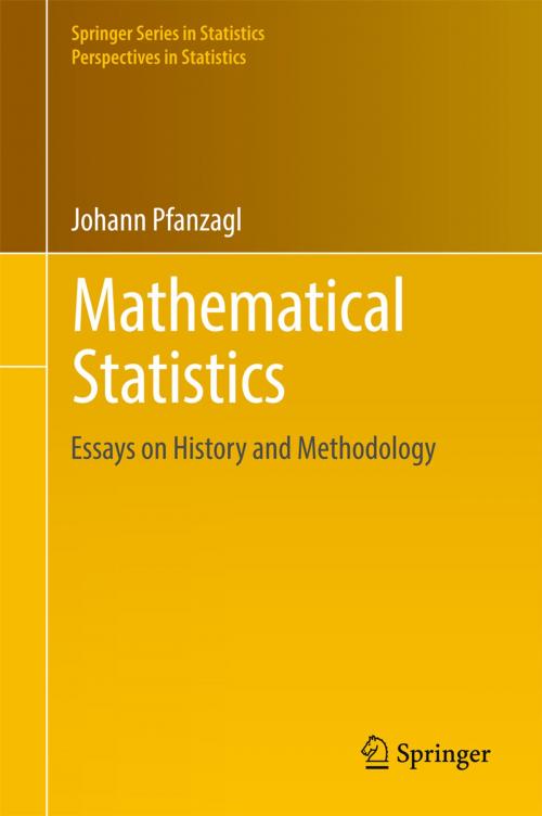 Cover of the book Mathematical Statistics by Johann Pfanzagl, Springer Berlin Heidelberg