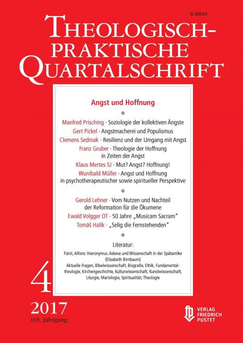 Cover of the book Angst und Hoffnung by Die Professoren und Professorinnen der Fakultät für Theologie der Kath. Privat-Universität Linz, Verlag Friedrich Pustet