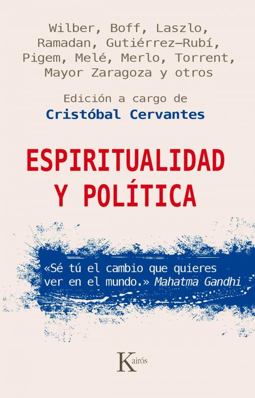 Cover of the book Espiritualidad y política by Cristóbal Cervantes, Editorial Kairos