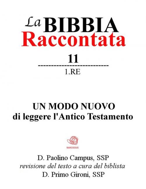 Cover of the book La Bibbia Raccontata - 1 Re by Paolino Campus, Publisher s11952
