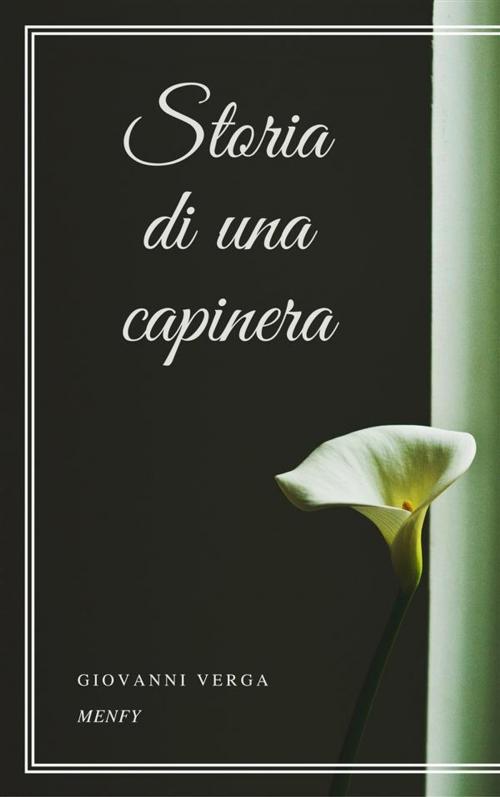 Cover of the book Storia di una capinera by Giovanni Verga, Gérald Gallas