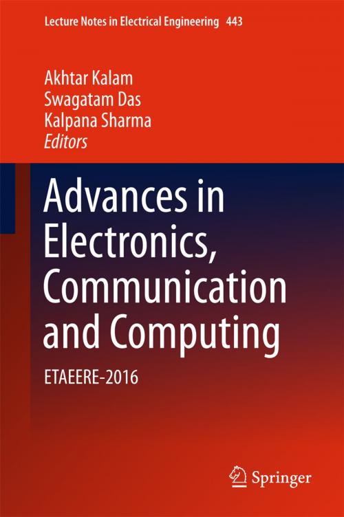 Cover of the book Advances in Electronics, Communication and Computing by , Springer Singapore