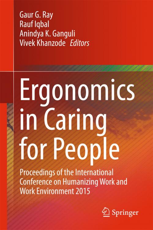 Cover of the book Ergonomics in Caring for People by , Springer Singapore