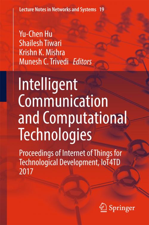 Cover of the book Intelligent Communication and Computational Technologies by , Springer Singapore