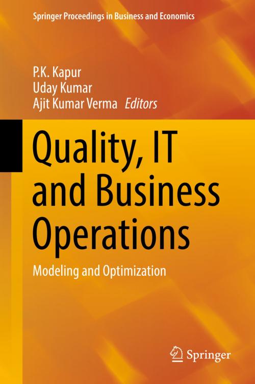 Cover of the book Quality, IT and Business Operations by , Springer Singapore