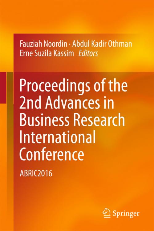 Cover of the book Proceedings of the 2nd Advances in Business Research International Conference by , Springer Singapore
