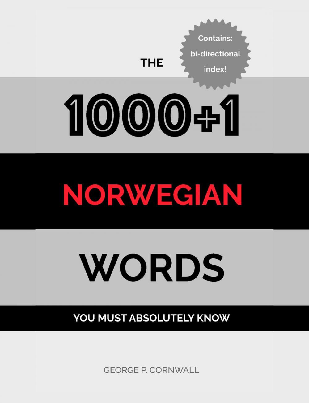 Big bigCover of The 1000+1 Norwegian Words you must absolutely know