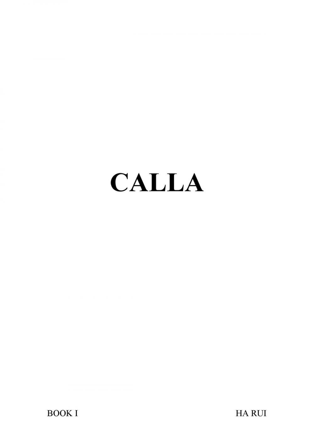 Big bigCover of CALLA BOOK I