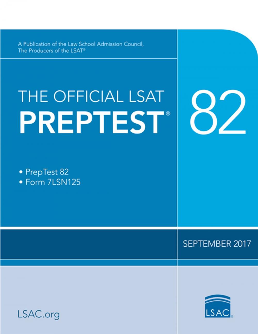 Big bigCover of The Official LSAT PrepTest 82