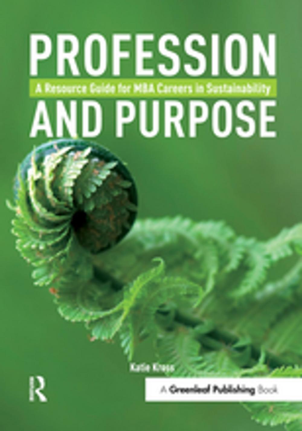Big bigCover of Profession and Purpose